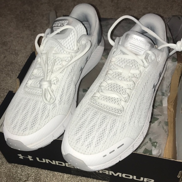 under armour charged rogue white